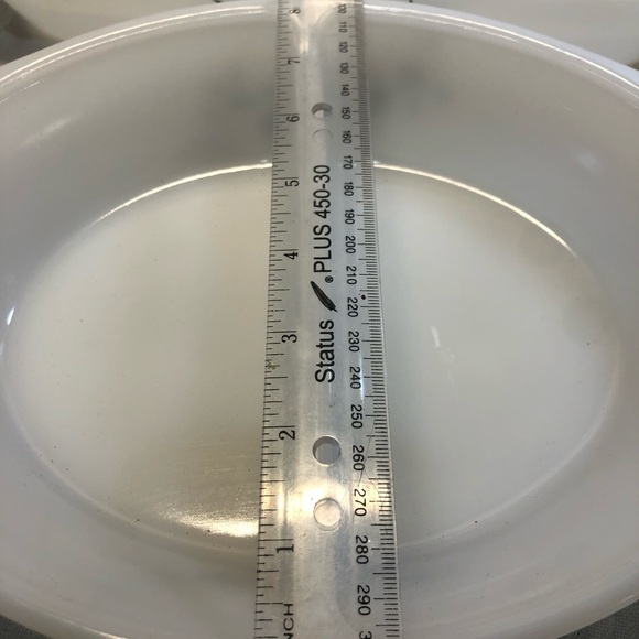 Vintage Glasbake Jeanette Coordinate divided dish turquoise & brown J239 - Picture 4 of 8